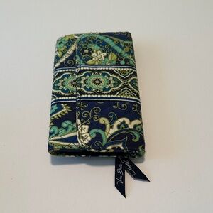 Vera Bradley Paisley Wallet in Blue and Green